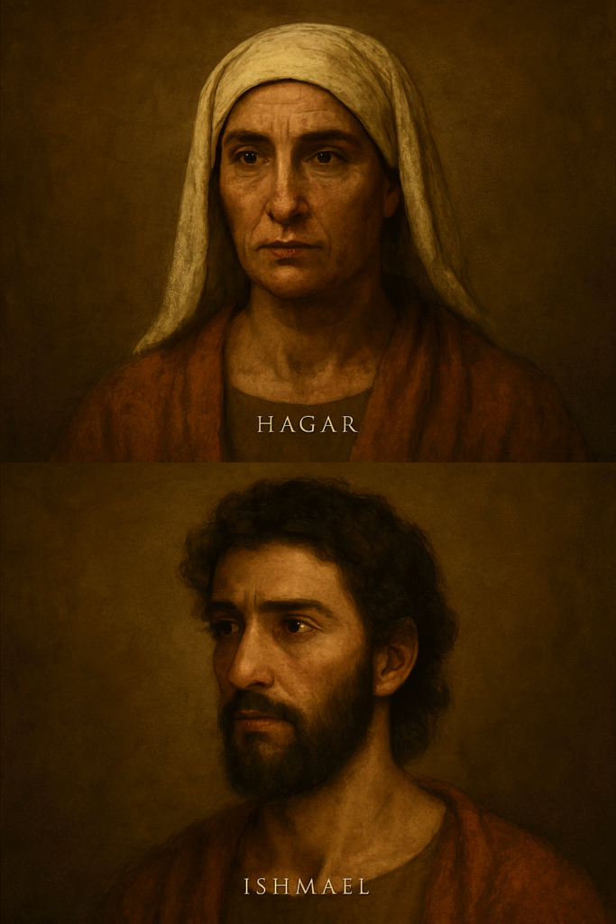 image of hagar and ishmael