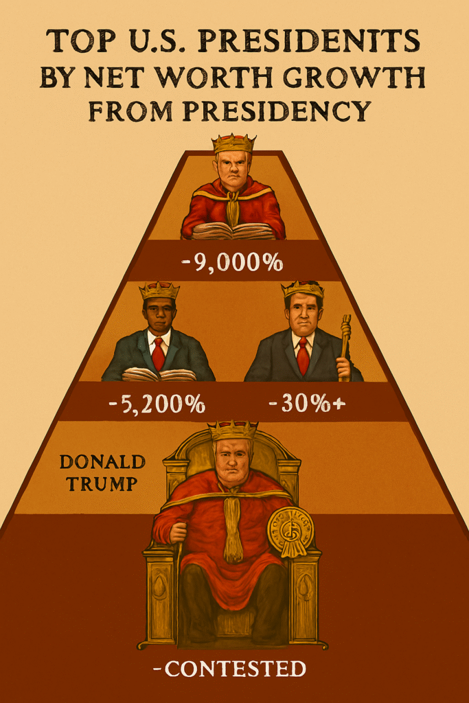 Image illustrating the presidential wealth growth pyramid