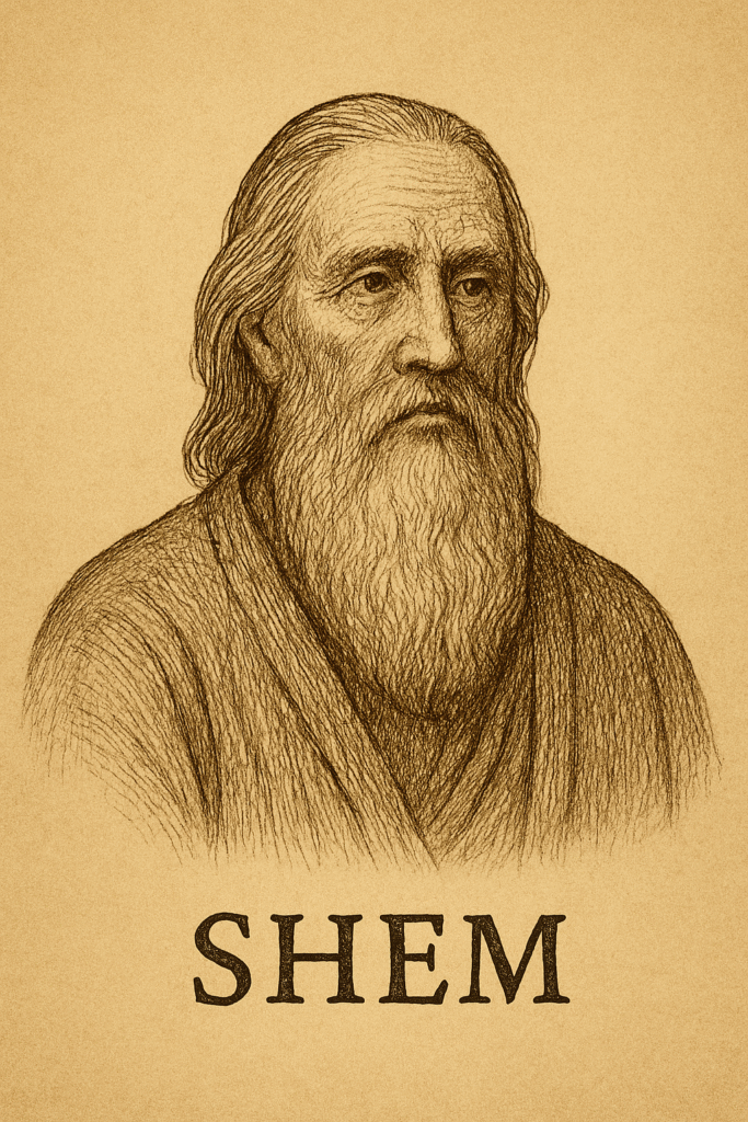 image of shem, king of salem and melchizedek priest