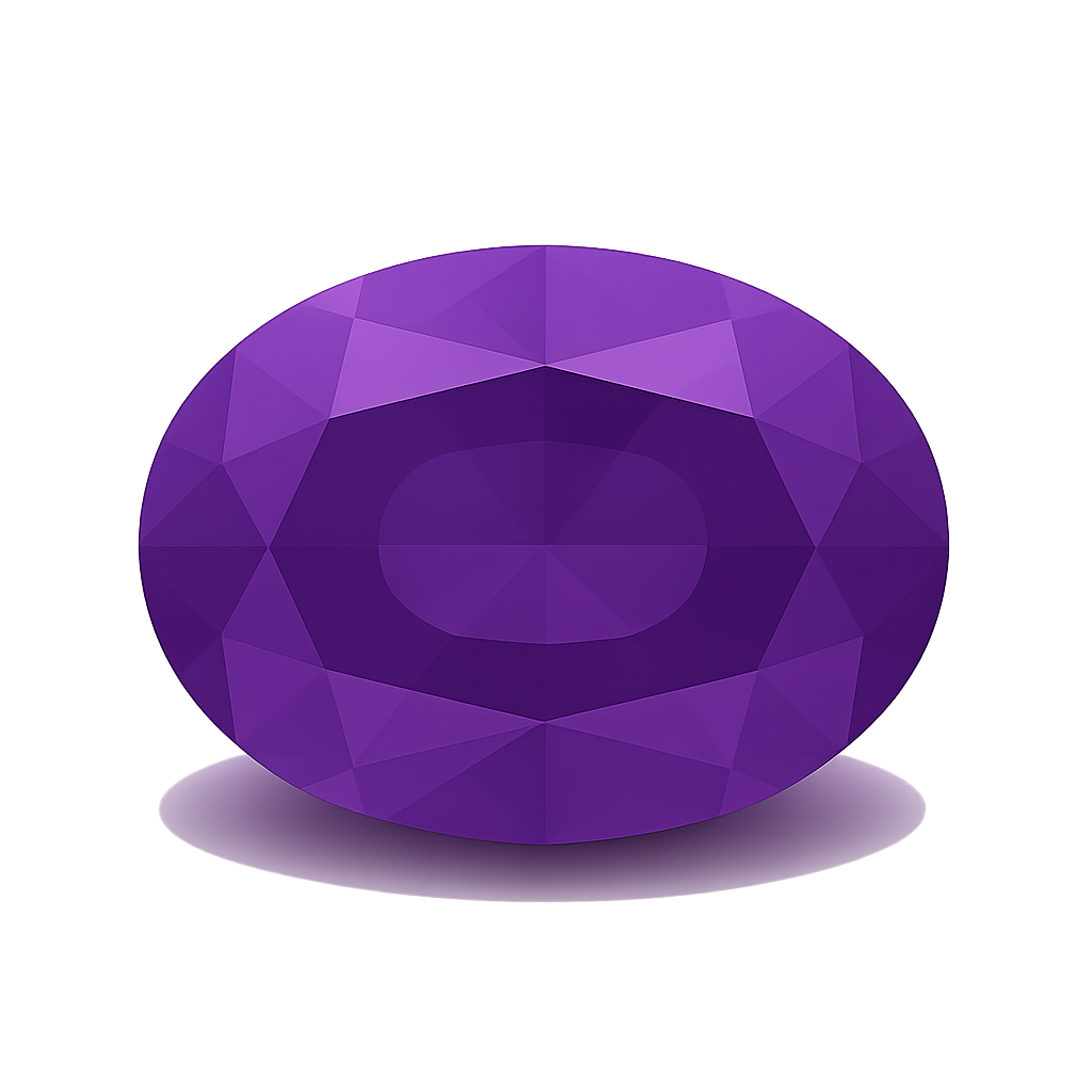 image of a gem cut amythest