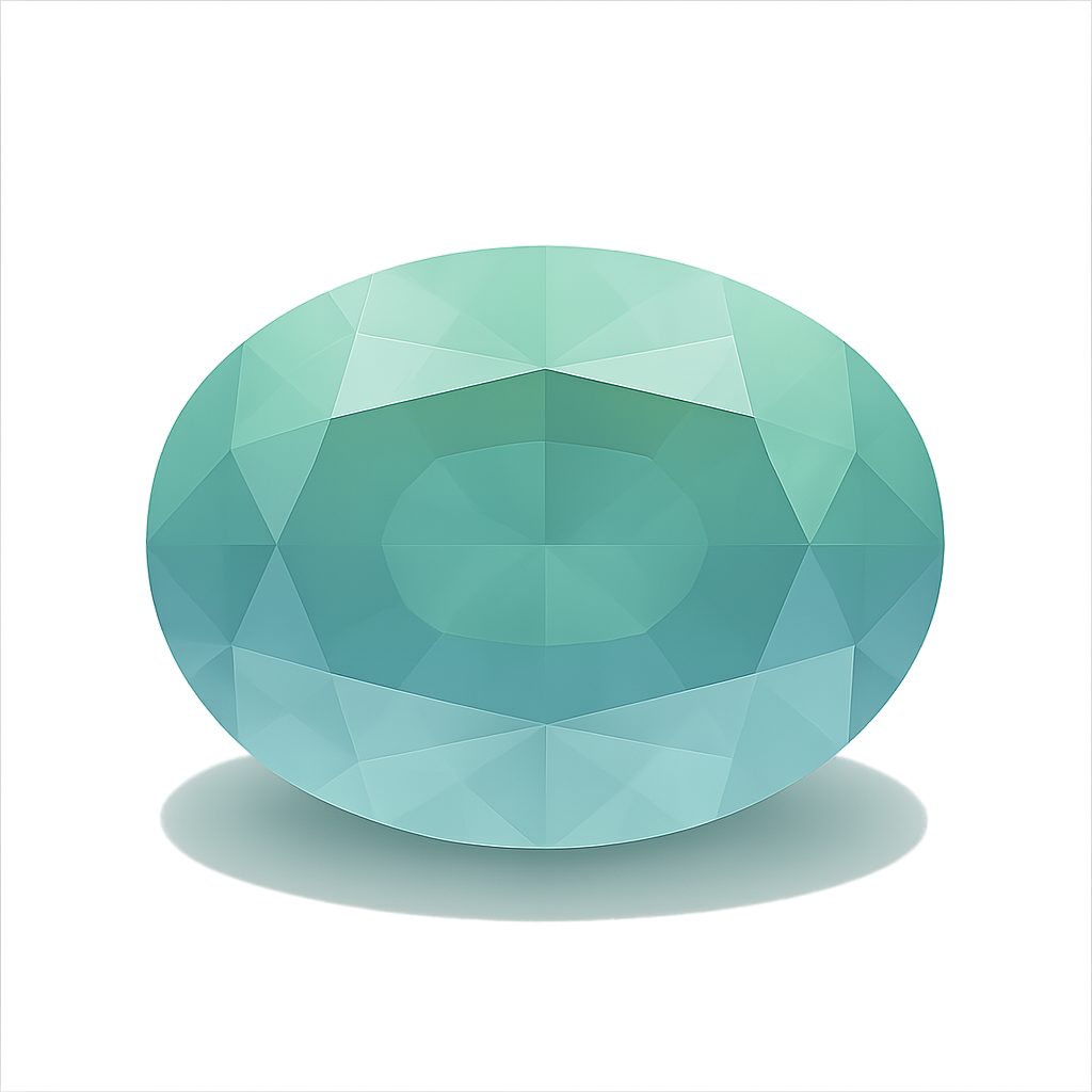 e of a gem cut beryl