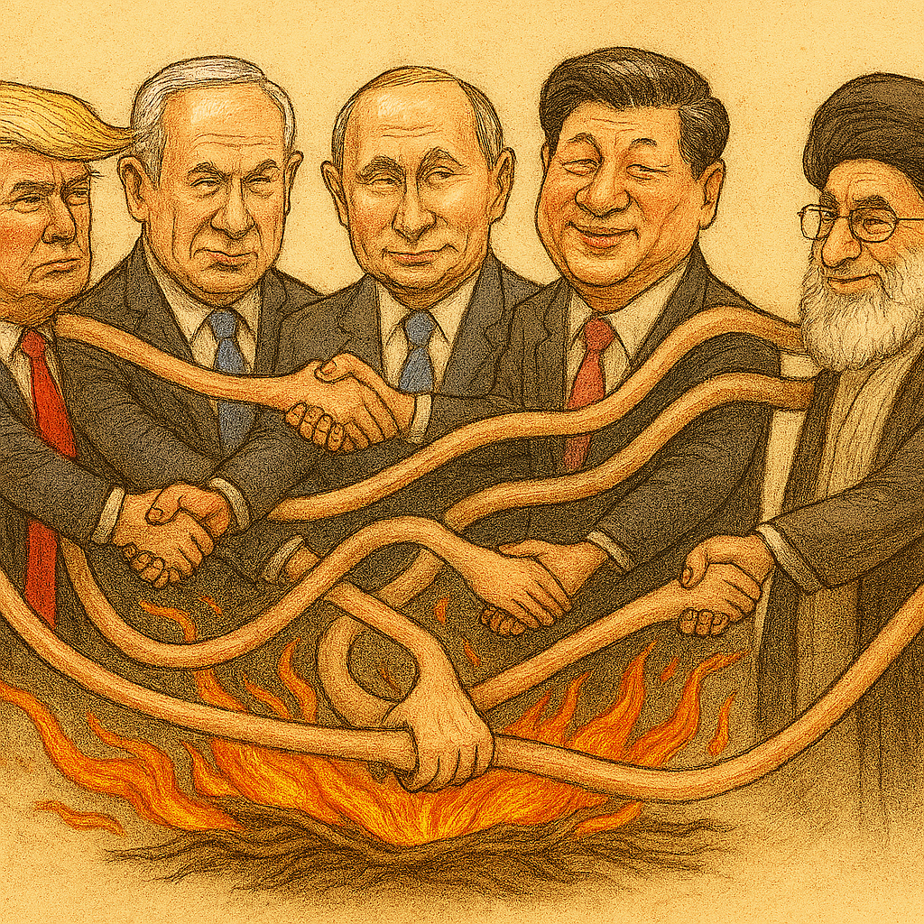 e of world leaders shaking hands