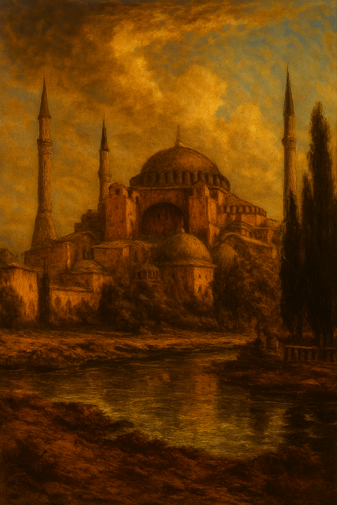 image of the haggia sophia in turkey