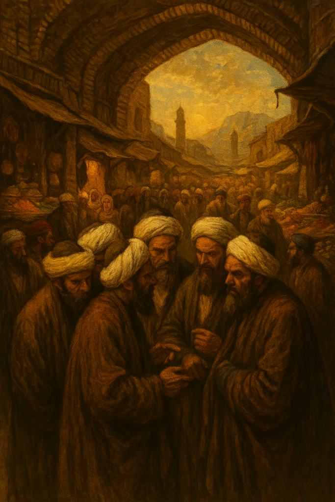 picture of muhammadan mullahs who conspired against baha'u'llah